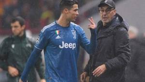 Cristiano Ronaldo no jugará este fin de semana ante el Atalanta, así lo dio a entender Maurizio Sarri, DT de la Juventus.