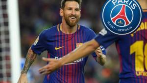 Messi se gastó un triplete en el triunfo 5-0 del Barcelona ante Espanyol, pero los rumores no paran. El argentino sigue sin renovar. Foto AFP