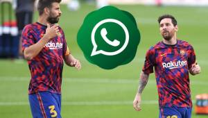 Piqué fue claro a la hora de hablar con Lionel Messi mediante un mensaje de Whatsapp.