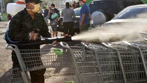 Población en Tegucigalpa salió en busca de alimentos y se tomaron medidas de precaución.