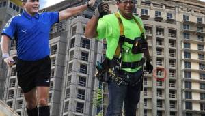 Gaspar Molina, ex árbitro de Honduras que ahora vive en Miami.