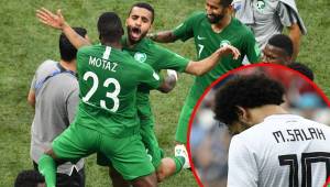 Arabia Saudita venció al Egipto de Salah y lo deja en el útimo lugar del Grupo A.