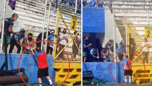 El utilero del Olimpia demostró que la rivalidad ante Motagua solo es dentro de la cancha y realizó un accionar humano con los aficionados del Ciclón 'ahogados' del calor en el Nacional. El Chelito fue su héroe.