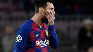 Messi no pudo anotarle al Slavia Praga y confirma el irregular momento del Barcelona en la temporada.
