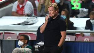 Ronald Koeman está una vez más en la cuerda floja tras la derrota del Barcelona ante el Benfica.