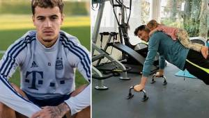 Los futbolistas del Bayern Múnich están participando juntos en sesiones de entrenamientos desde sus hogares.