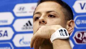 Javier Hernández se mostró desconsolado luego de eliminación en Copa Confederaciones.