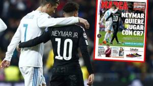 La prensa española asegura que Neymar quiere jugar en el Real Madrid junto a Cristiano Ronaldo.