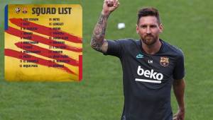 Messi regresa a la convocatoria del Barcelona después de presentar molestias en uno de sus tobillos. El conjunto culé visita al Huesca con el deber de ganar.