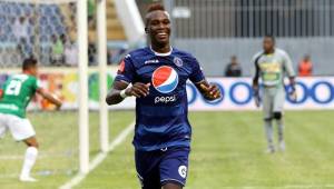 Rubilio Castillo es el goleador del Motagua y actualmente lleva 8 tantos.