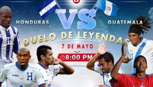 El partido de Leyendas entre Honduras y Guatemala es este viernes en el estadio Silverbacks de Atlanta.