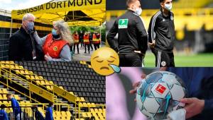 La Bundesliga de Alemania regresó al fútbol y lo hizo con un clásico como el del Borussia Dortmund - Schalke 04. Las fotos más curiosas que dejó la jornada.