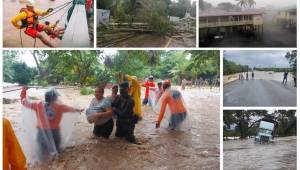 El Huracán Eta sigue ocasionando daños en su paso por Honduras. Este martes se reportan desbordamientos de ríos, evacuaciones, árboles caídos y rescates.