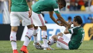 Andrés Guardado dio sus explicaciones tras la derrota y eliminación de México en Brasil 2014. Foto: EFE
