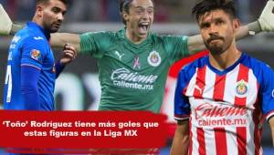 El portero de las Chivas de Guadalajara anotó en el triunfo sobre Veracruz y registró un tanto en la tabla de goleadores. El guardameta supera a estas reconocidas figuras del presente campeonato en México.