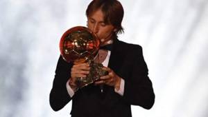 Luka Modric fue elegido como el mejor futbolista del año.