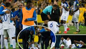 Los jugadores de la selección de Honduras se derrumbaron y lloraron amargamente su eliminación en el repechaje rumbo a Rusia 2018.