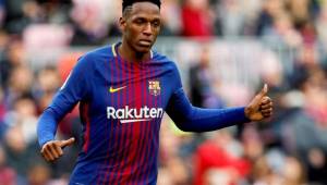 Yerry Mina no cuenta para Ernesto Valverde en el Barcelona.