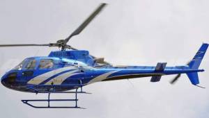 El helicóptero FAH-905 propiedad de la Fuerza Aérea hondureña donde viajaba la hermana del Presidente de Honduras, Juan Orlando Hernández. Foto cortesía