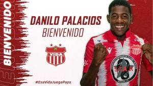 Danilo Palacios firmó con Vida y ya se encuentra trabajando bajo las órdenes de Nerlin Membreño. Llega procedente del Motagua.