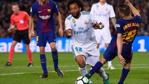 Jordi Alba y el claro penal que le cometió a Marcelo que no fue sancionado por el árbitro.