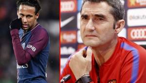 Ernesto Valverde desmiente el interés que exista de hacer regresar al brasileño Neymar al FC Barcelona.