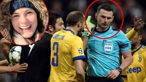 La esposa del árbitro Michael Oliver ha sido insultada en redes sociales.