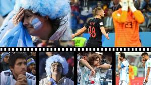 Las lágrimas de los argentinos en el Mundial de Rusia tras la derrota frente a Croacia demuestra el duro golpe que han recibido. Llando y dolor invade a los gauchos.