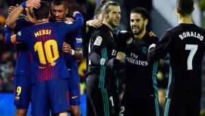 Real Madrid y Barcelona ya conocen sus rivales en cuartos de Copa del Rey en España. Fotos AFP