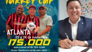 La Copa Turkey se realizará el 25 y 26 de noviembre en Atlanta y entregará un premio de 175 mil dólares.