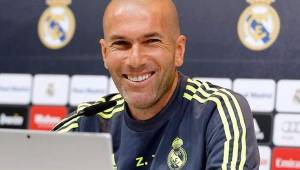 Zinedine Zidane en conferencia de prensa antes de enfrentar al Valencia.
