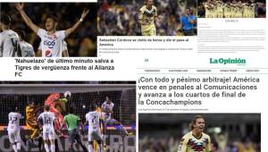 América y Tigres sufrieron para pasar de ronda en Concachampions y estos son algunos de los titulares que dejaron sus triunfos agónicos. Nahuel Guzmán salvando a los felinos y las Águilas se fueron hasta los penales.