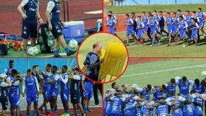 La selección de Honduras tuvo su primer entrenamiento este lunes en el estadio Olímpico de San Pedro Sula al mando del técnico uruguayo Fabián Coito.