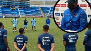 Motagua entrenó tarde en el estadio Cuscatlán, uno de los mejores en Centroamérica.