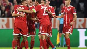 El Bayern de Múnich parece haber olvidado las dificultades con Carlo Ancelotti y fue muy superior a un Celtic de Glasgow al que derrotó por 3-0. Fotos AFP
