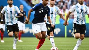 Kylian Mbappé ya lleva tres goles con la selección de Francia en el Mundial de Rusia 2018.