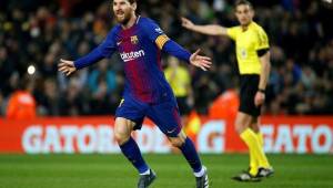 Lionel Messi es el máximo anotador de esta temporada de La Liga de España con 22 tantos.