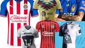 Chivas de Guadalajara y América presentaron hoy sus nuevas camisas. Monterrey todavía no oficializa la suya. Mirá las bonitas playeras que veremos en el Apertura 2019 de Liga MX.