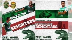 La 'Operación Remontada' es la campaña que el equipo verdolaga ha lanzado en sus redes sociales previo al encuentro contra Real España.