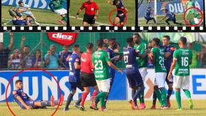 Marathón le ganó 2-1 el clásico al Motagua en el Yankel Rosenthal y estas son las imágenes curiosas que dejó el encuentro. Fotos Moisés Valenzuela y Neptalí Romero