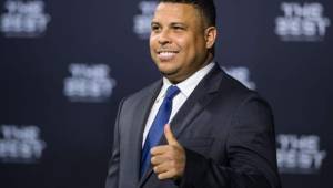 Ronaldo durante la gala del premio The Best de la FIFA.