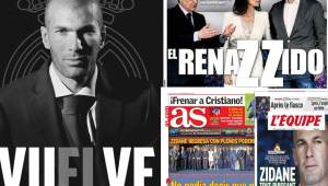 Zinedine Zidane es el gran protagonista de las portadas de este 12 de marzo del 2019 en los principales medios deportivos de todo el mundo.