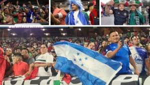 Las mejores imágenes del ambiente que se vive en el Stata Farm Stadium. Hondureños y mexicanos viven una fiesta.