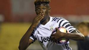 Moise Kean jugó sus primeros minutos con la Juventus en Serie A.