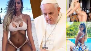 El Papa Francisco se ha metido a tremendo problema después de haberle dado like a una foto de una modelo brasileña llamada Natalia Garibotto.