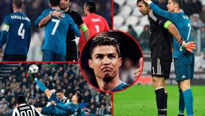 El portero de la Juventus, Gigi Buffon, se rindió a Cristiano Ronaldo al final del partido y le hizo un homenaje por el golazo de chilena que le anotó.