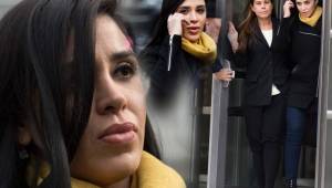 Emma Coronel causó sensación a su llegada a la Corte Federal de Nueva York. Al final se reveló que no intercambió palabras con El Chapo Guzmán, pero sí sonrisas.