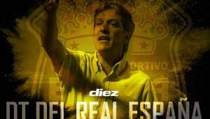 Carlos Restrepo fue anunciado como técnico del Real España, tal como anunció DIEZ.