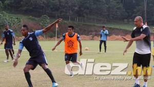 Wilmer Cruz ya hizo su primer entrenamiento con el Honduras Progreso.