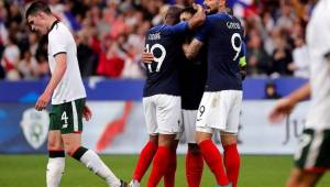 Francia venció a Irlanda en partido de prepración de cara a Rusia 2018.